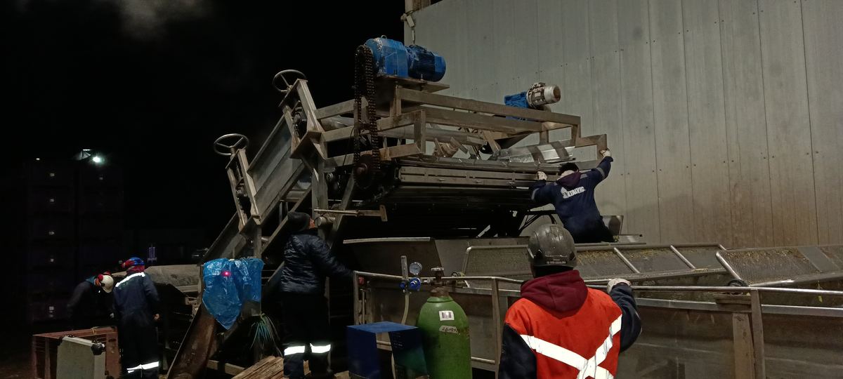 Trabajo de soldadura en terreno — caso 35