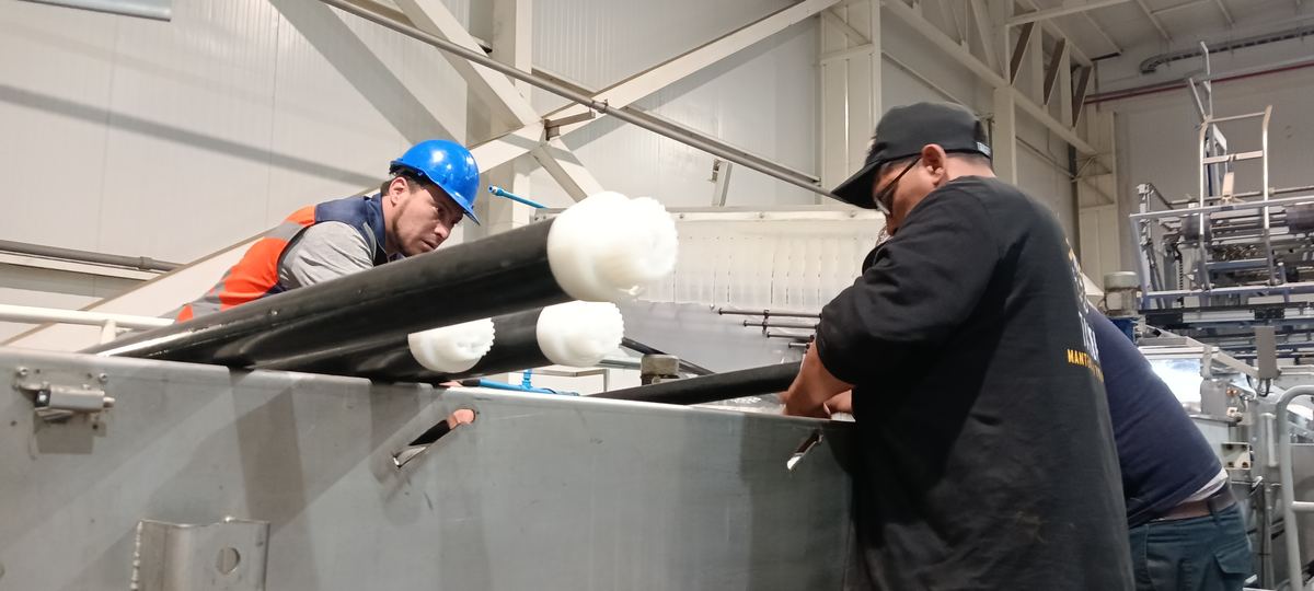 Técnico TALEP realizando mantención preventiva — caso 48
